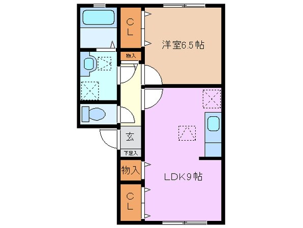 霞ケ浦駅 徒歩4分 2階の物件間取画像